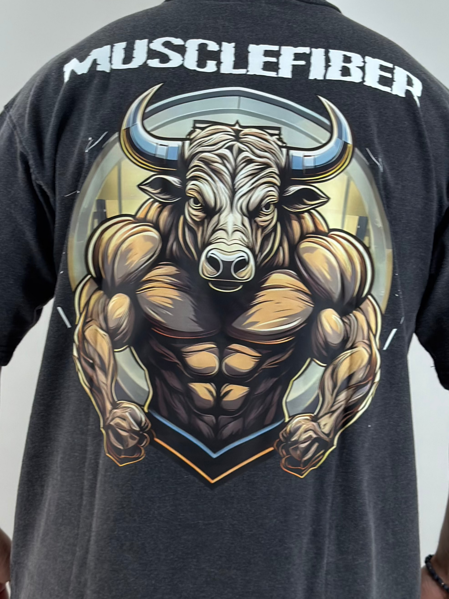Washed bull t-shirt