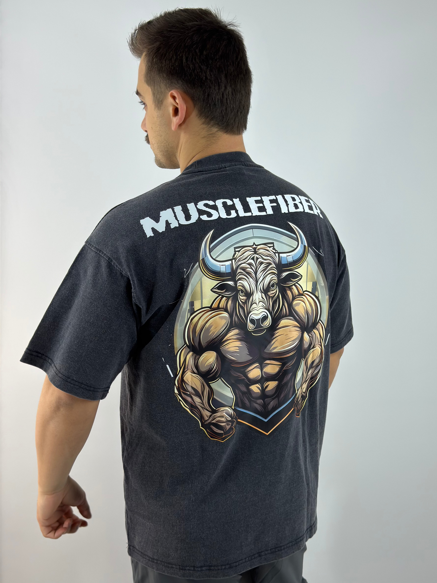 Washed bull t-shirt