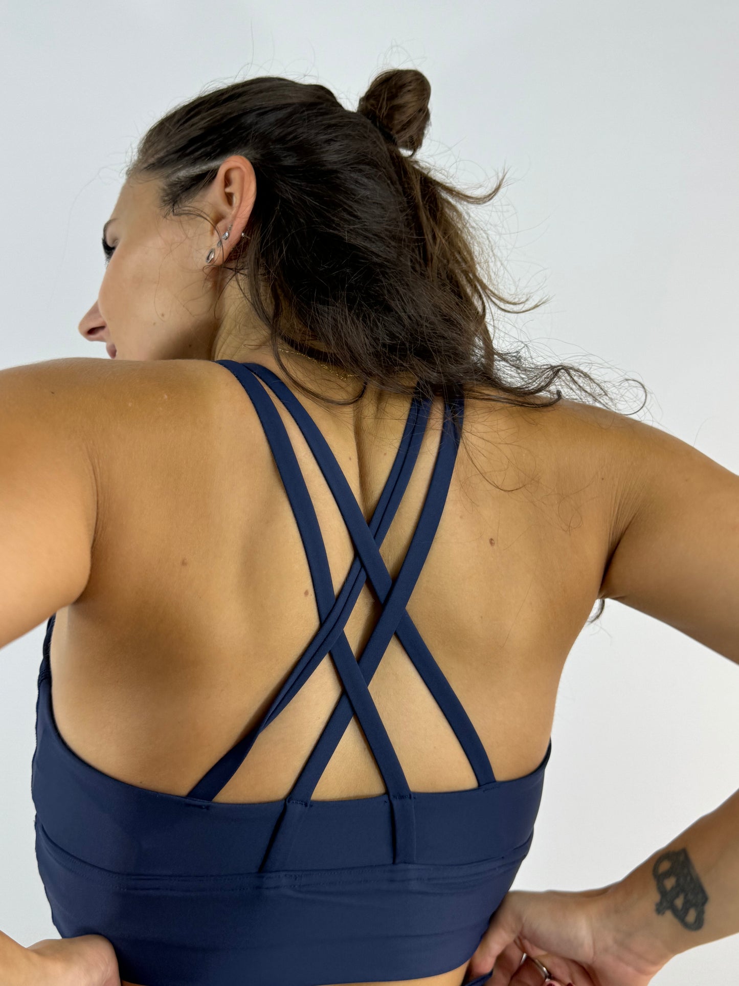 Sports bra adapt blu navy