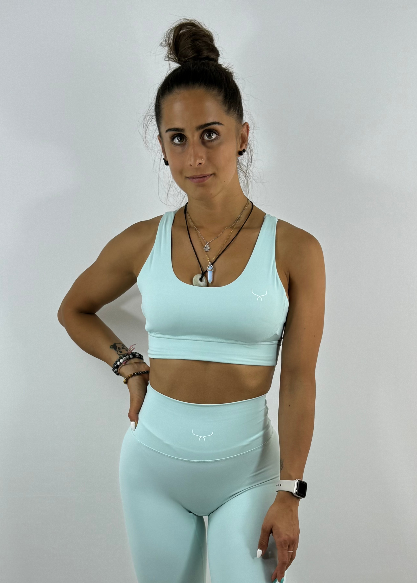 Sports bra adapt verde chiaro