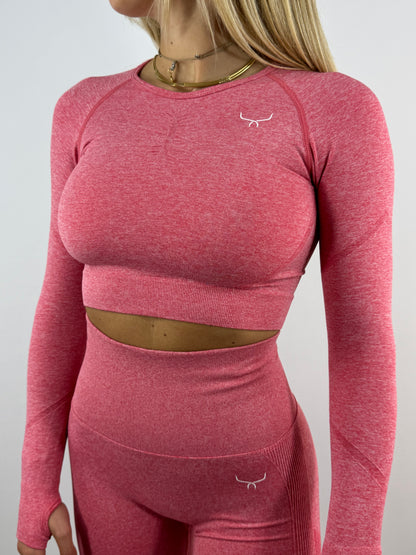 Vital crop top long sleeve