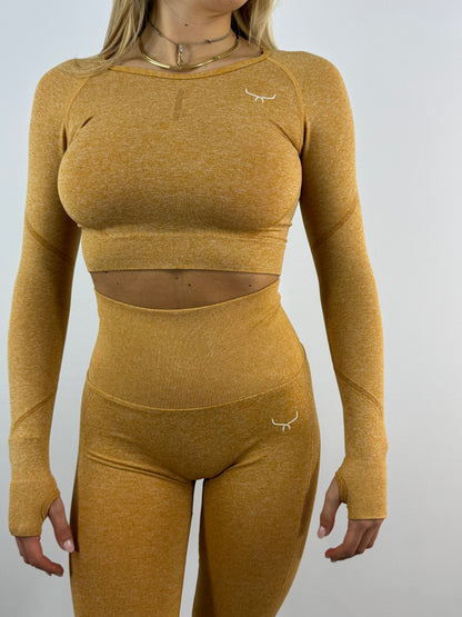 Vital crop top long sleeve