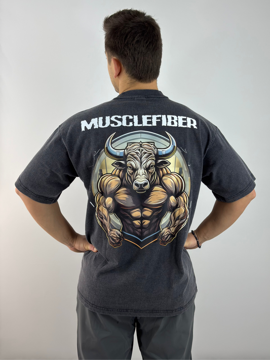 Washed bull t-shirt