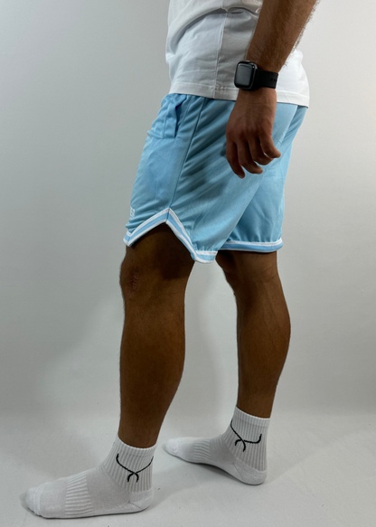 BB shorts azzurro