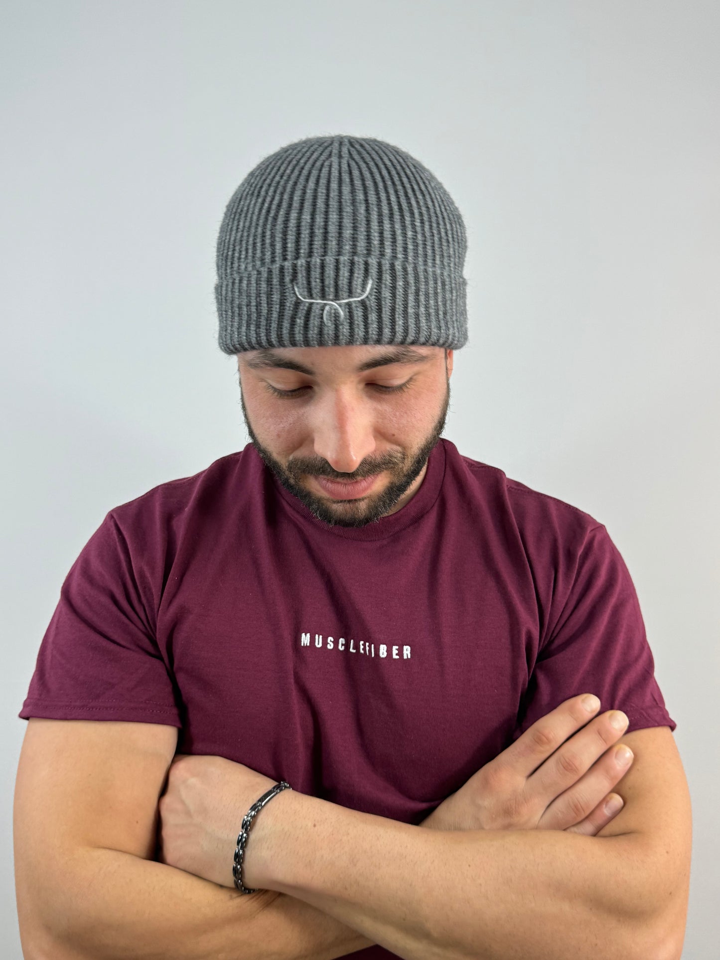 Beanie hat grigio
