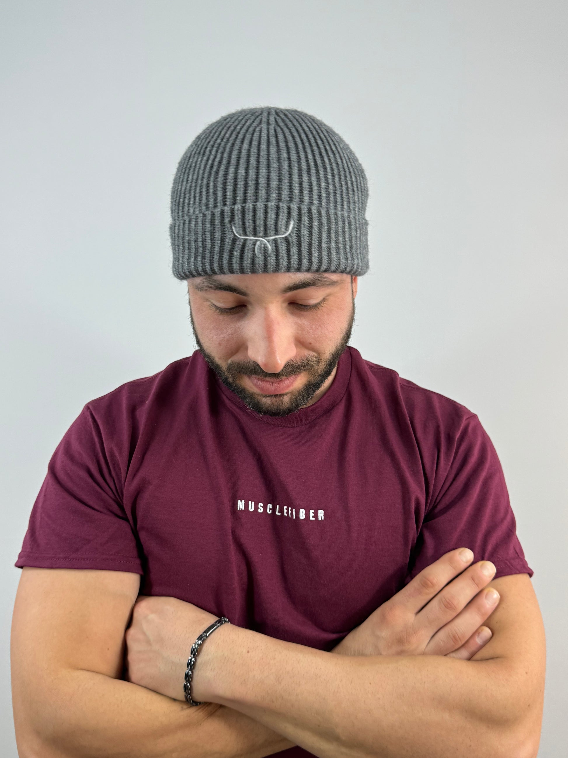 Beanie hat grigio