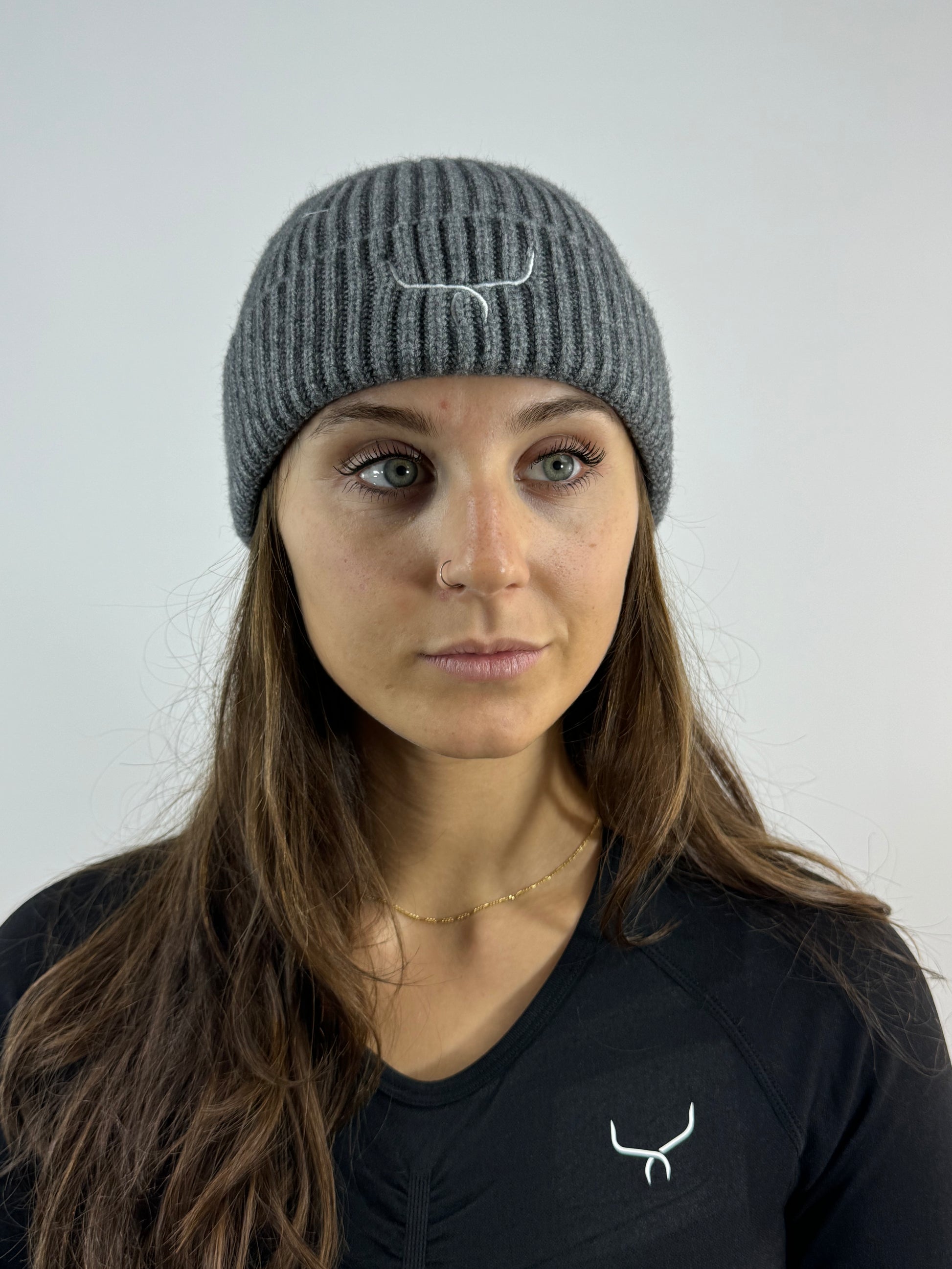 Beanie hat grigio