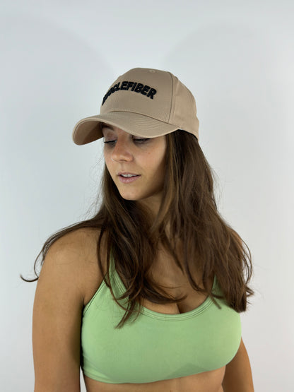 Brand cap beige