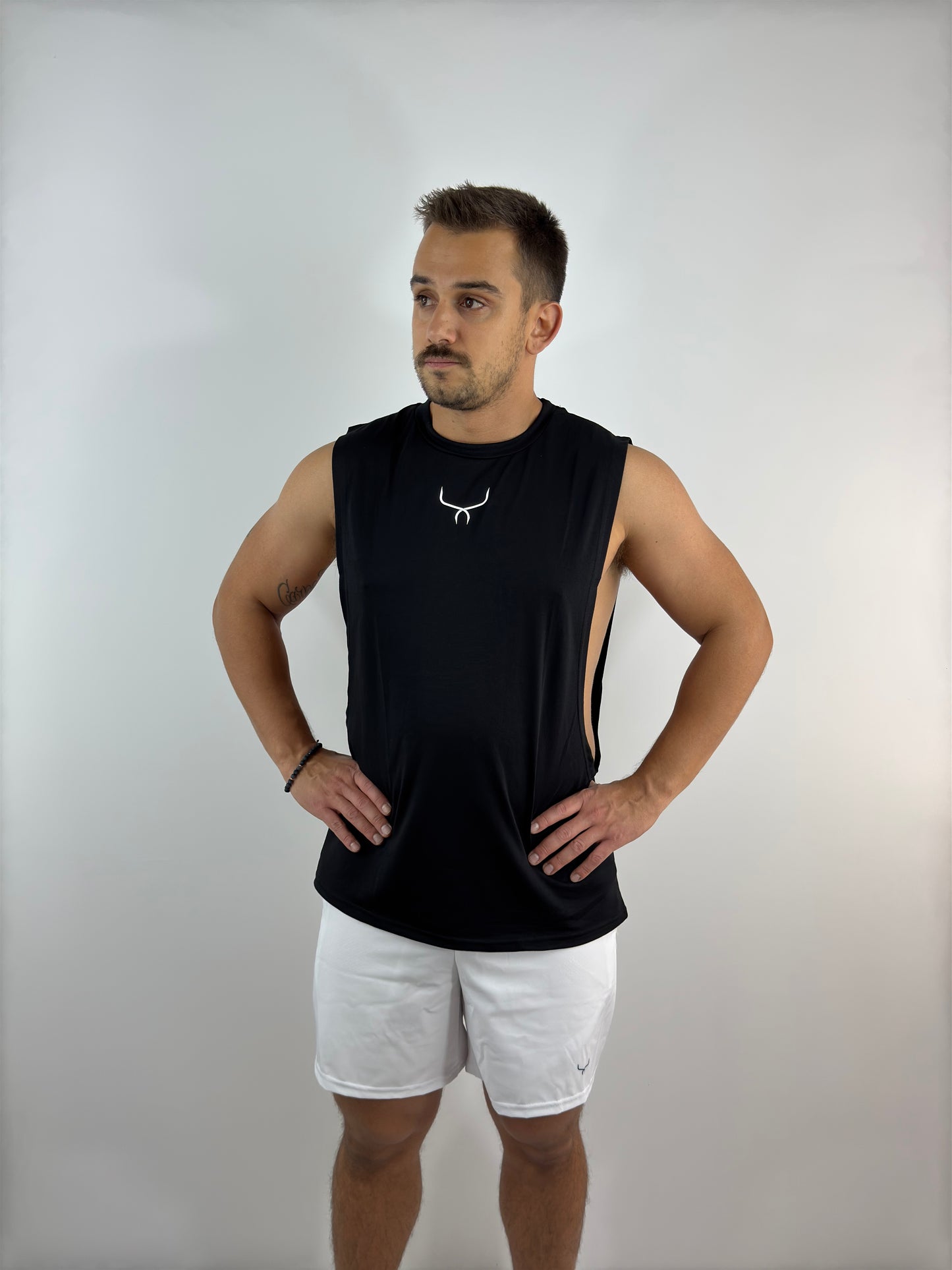 Drop arm tank nero