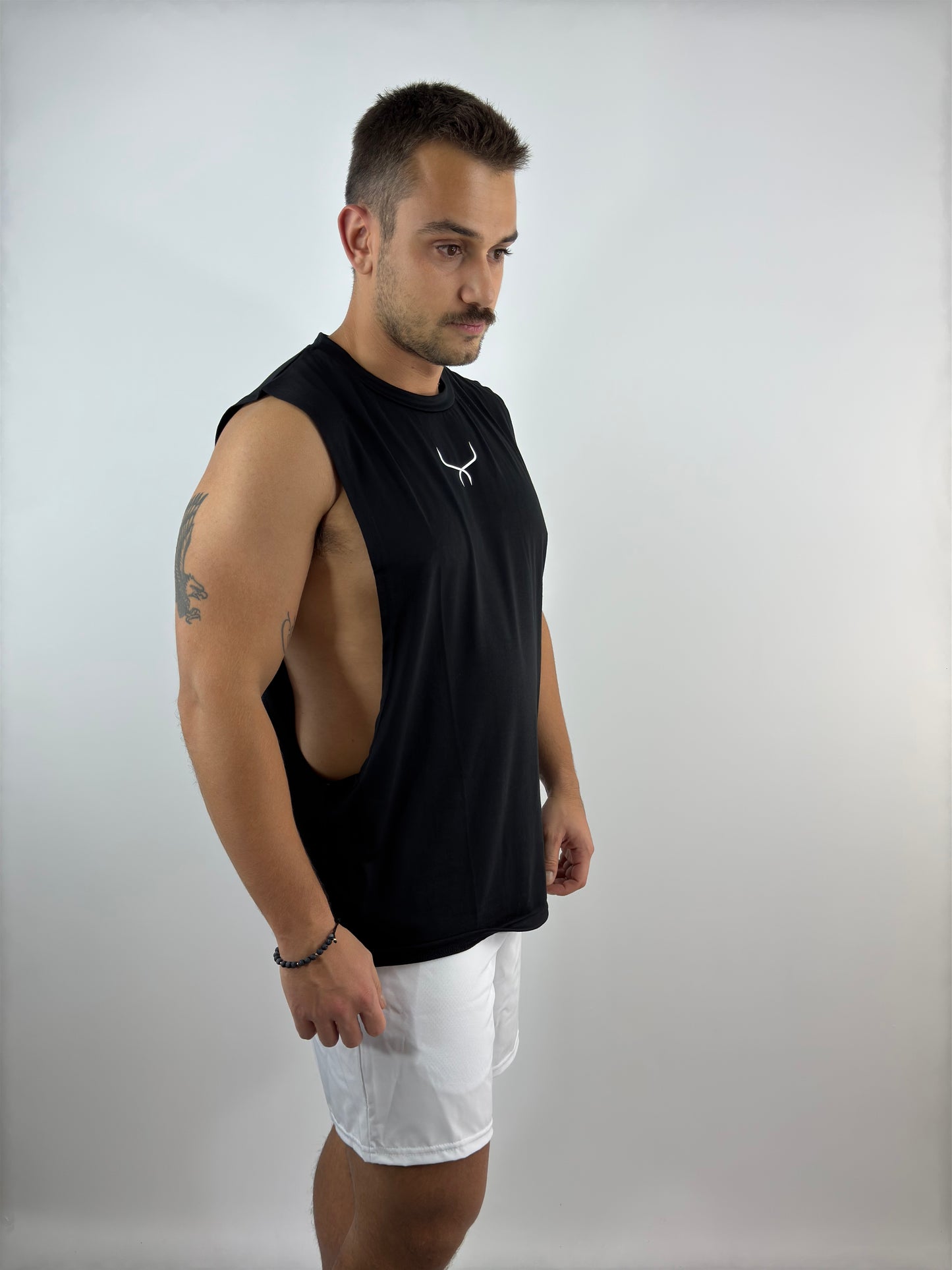 Drop arm tank nero