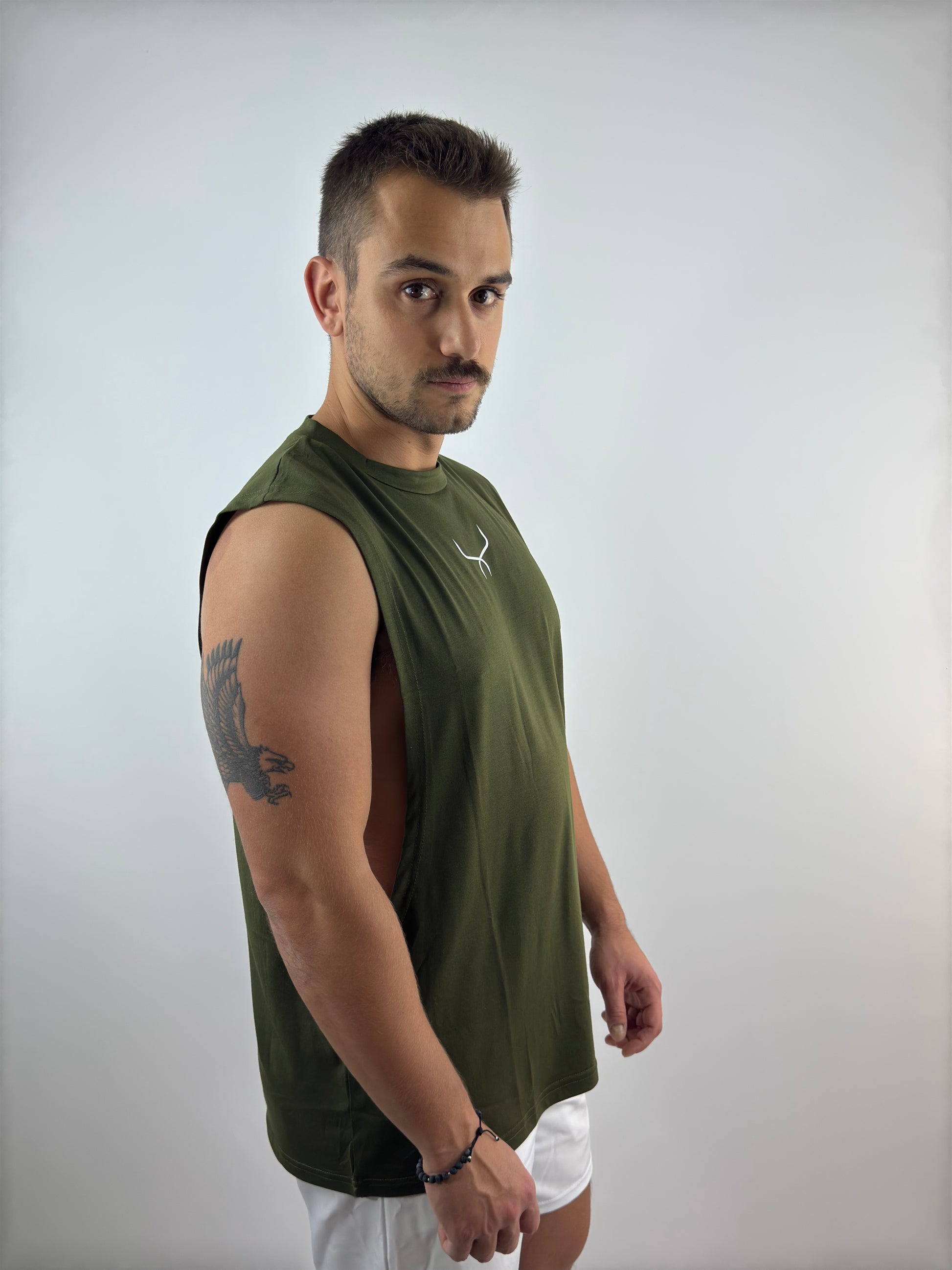 Drop arm tank verde