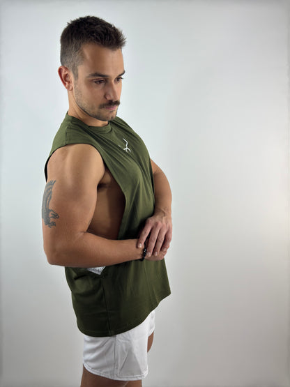 Drop arm tank verde