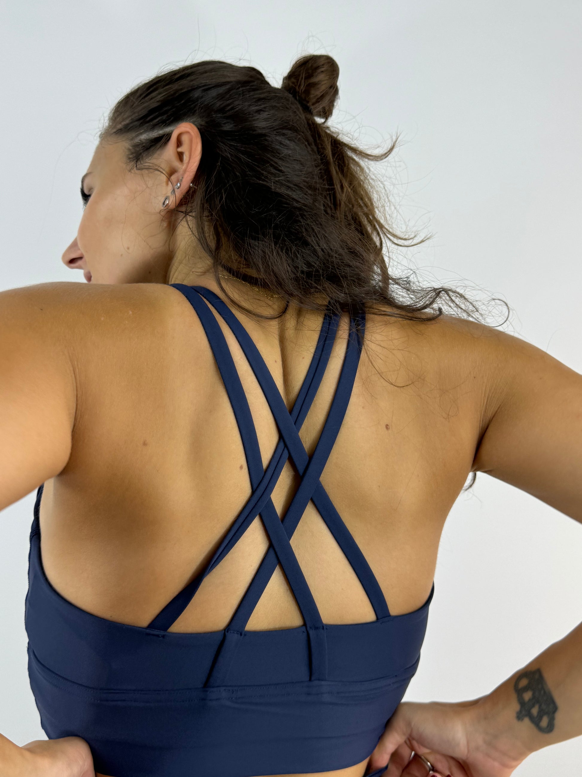 Sports bra adapt blu navy